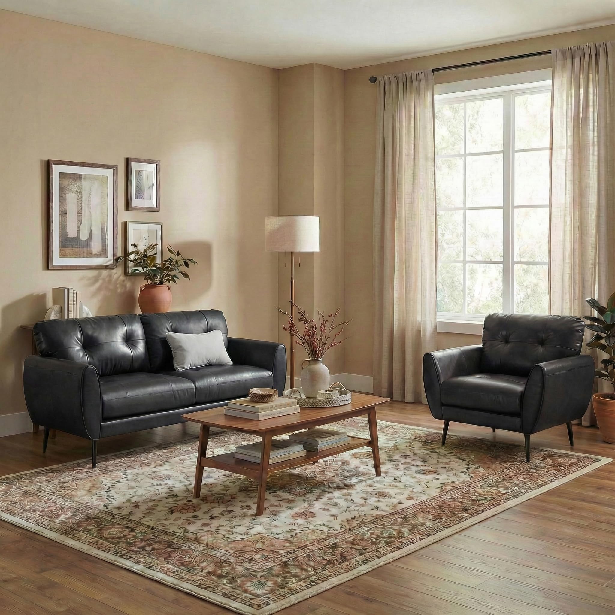 その他 Small Living Amazon.com: TYBOATLE 2 Piece Furniture Sets, Small Loveseat for